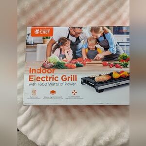 Chef Indoor Electric Grill - Black